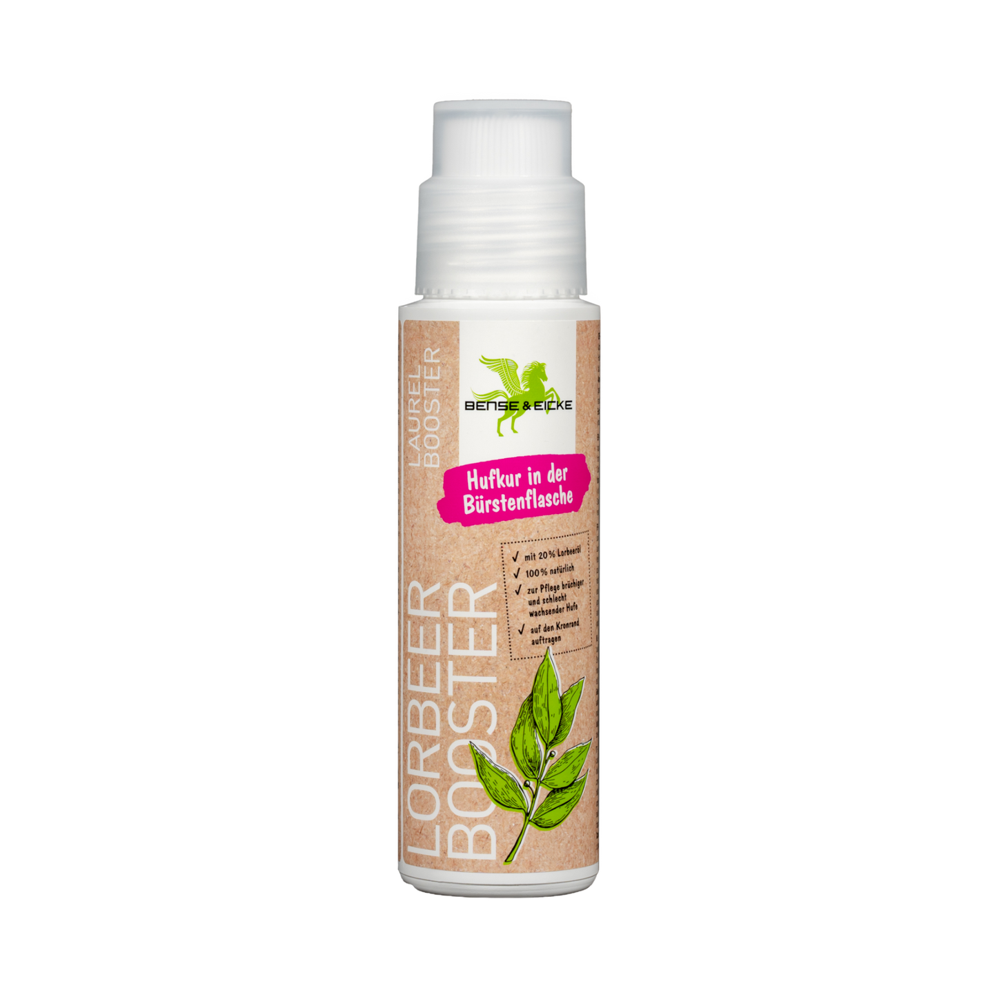 Bense und Eicke Lorbeer Booster in Plastikflasche mit Bürstenaufträger
