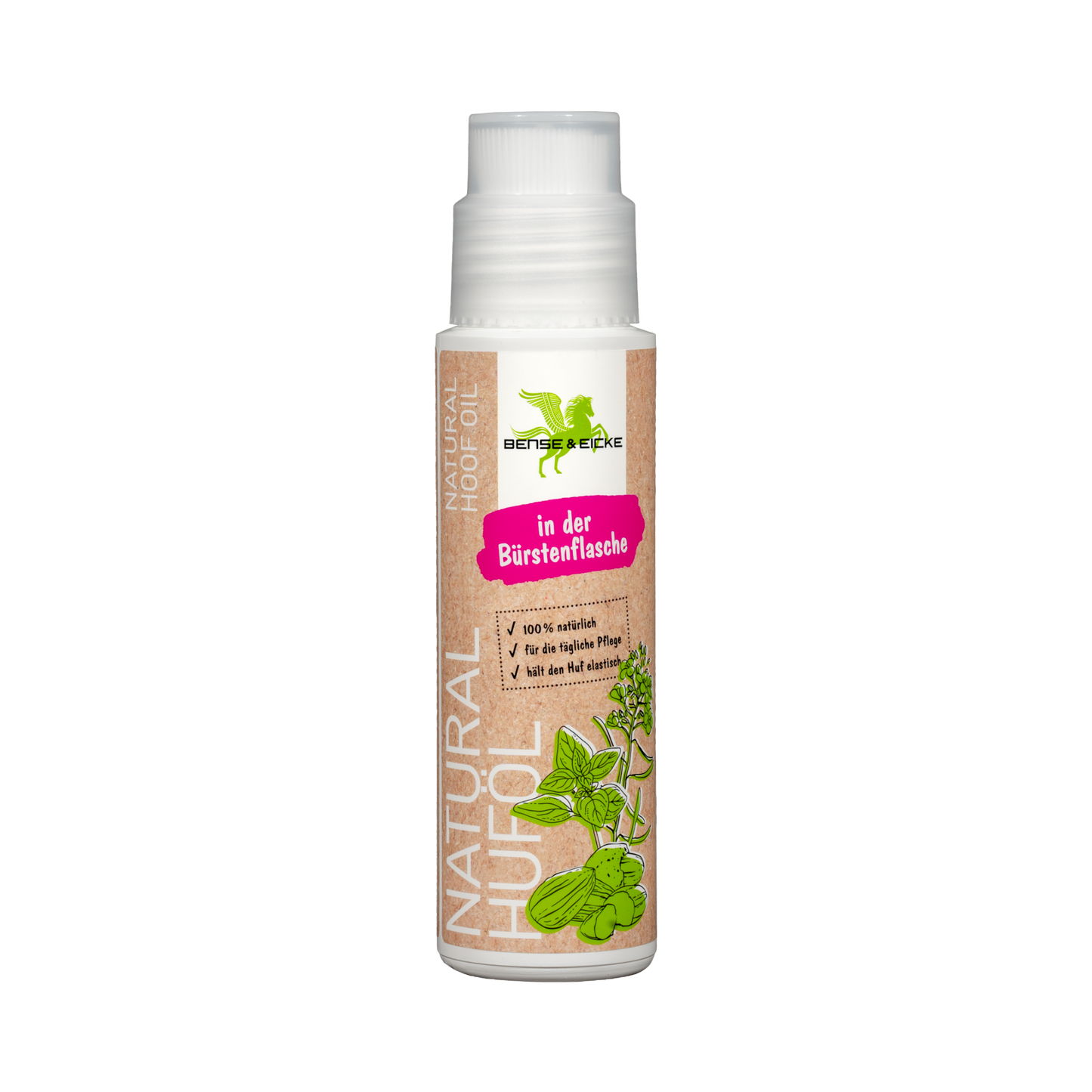 CasaBellissimo Bense & Eicke Natural Huföl (819) 200 ml in der Bürstenflasche zum leichten Auftragen