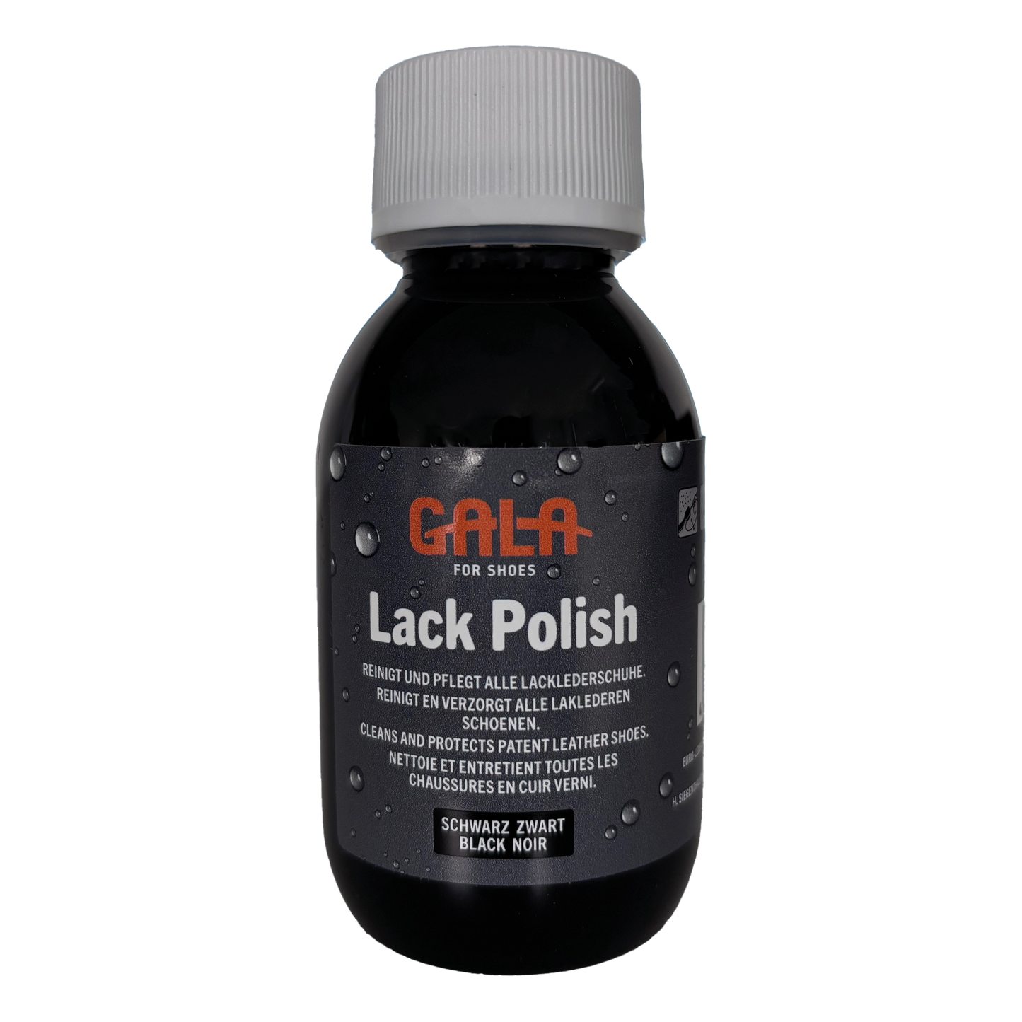 GALA Lack Polish Pflege für schwarze Lackschuhe freigestellt