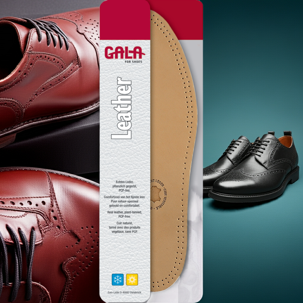 GALA for Shoes Leder-Einlegesohle "Leather" für Herren