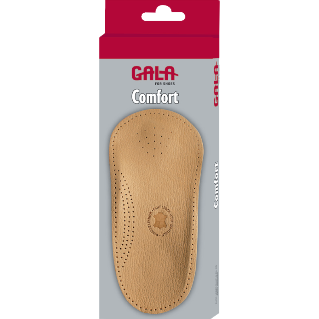 CasaBellissimo GALA Comfort Halbeinlegesohle aus Leder für Damen