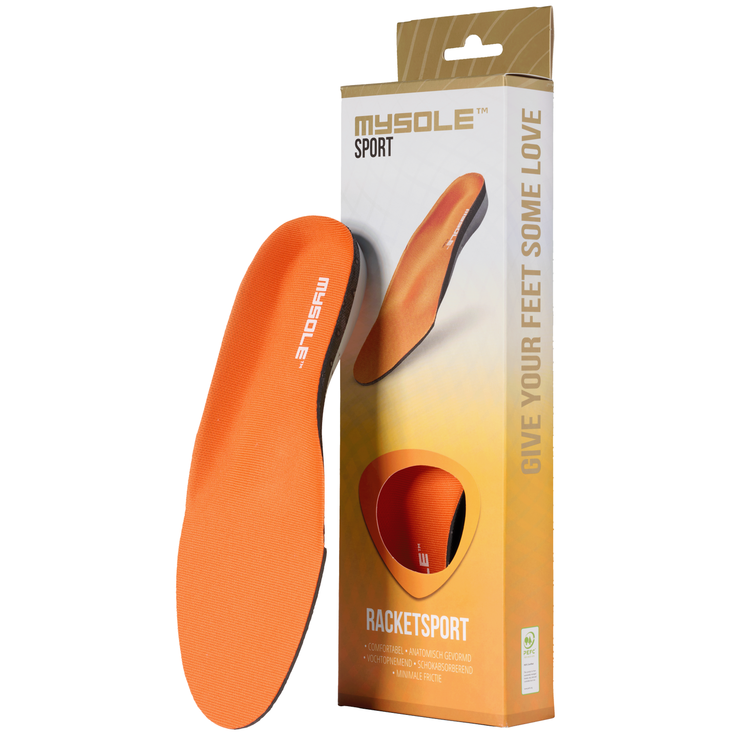 Die CasaBellissimo MYSOLE Sport Racketsport hochwertige Einlegesohle mit Verpackung für Tennis, Badminton, Squash usw