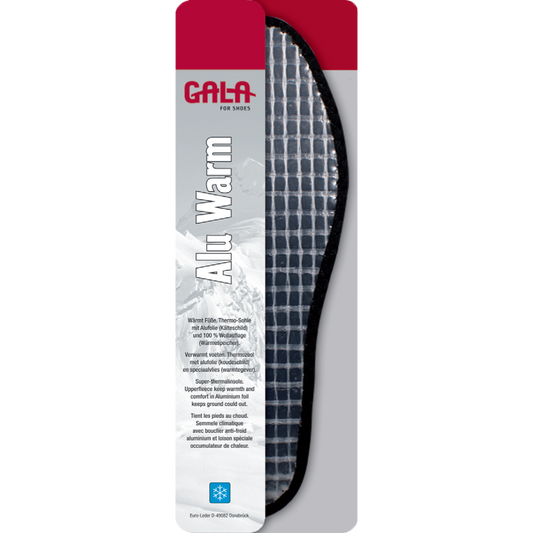 GALA Schuheinlage Schuhsohle mit Alu Beschichtung arm mit Verpackung