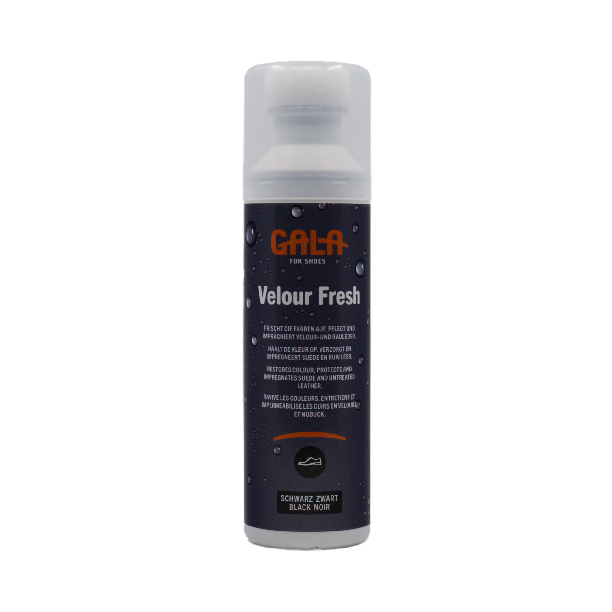 GALA for Shoes Velour Fresh in der kleinen 100 ml Bürstenflasche