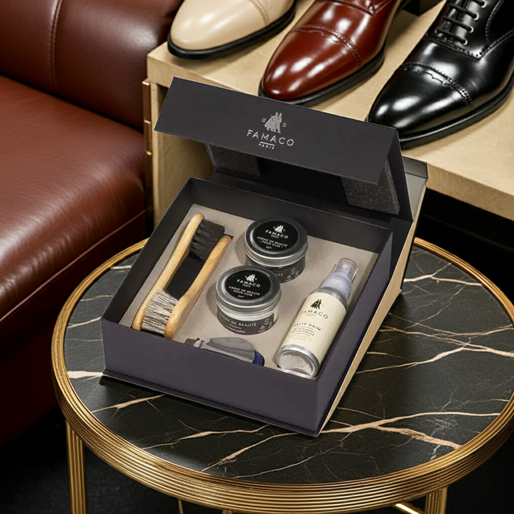 Famaco Schuhpflege-Set Box XL, 7teilig