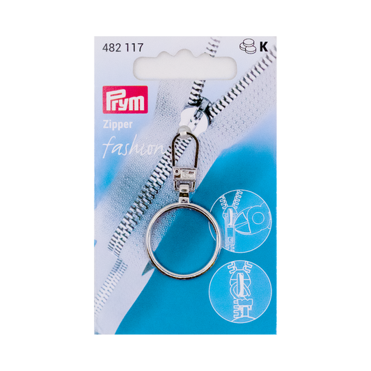 Prym Reißverschluß-Zipper-Fashion "Ring" silberfarbig