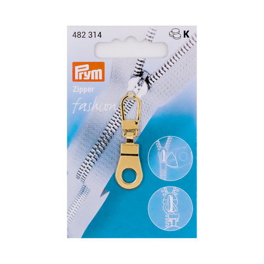 Prym Reißverschluss -Zipper-Fashion "Öse" goldfarbig